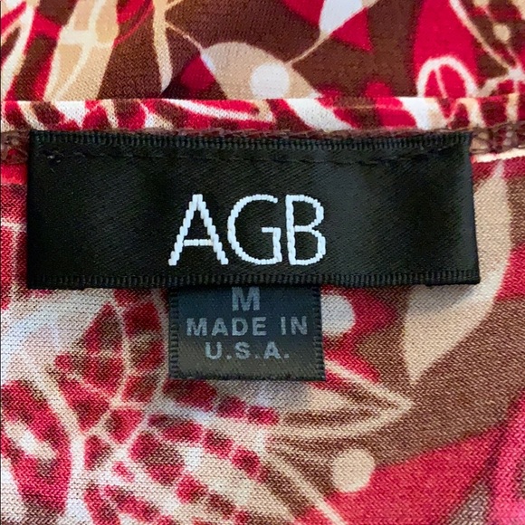 Cute Multicolored V-Neck Blouse - Picture 6 of 7